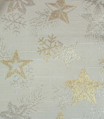 Christmas Gold/silver Stars And Snowflakes 