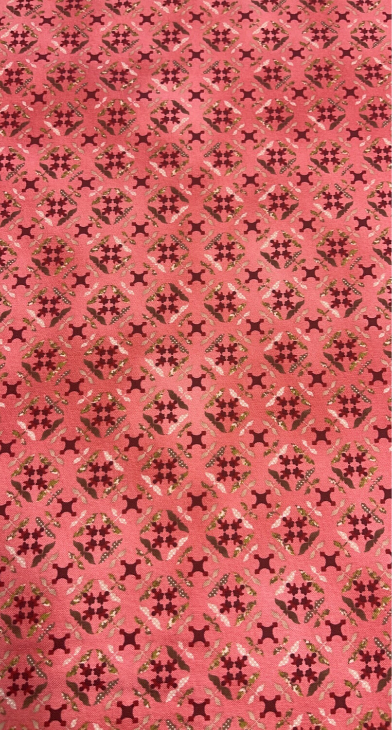 Tiled Flowers Pink 