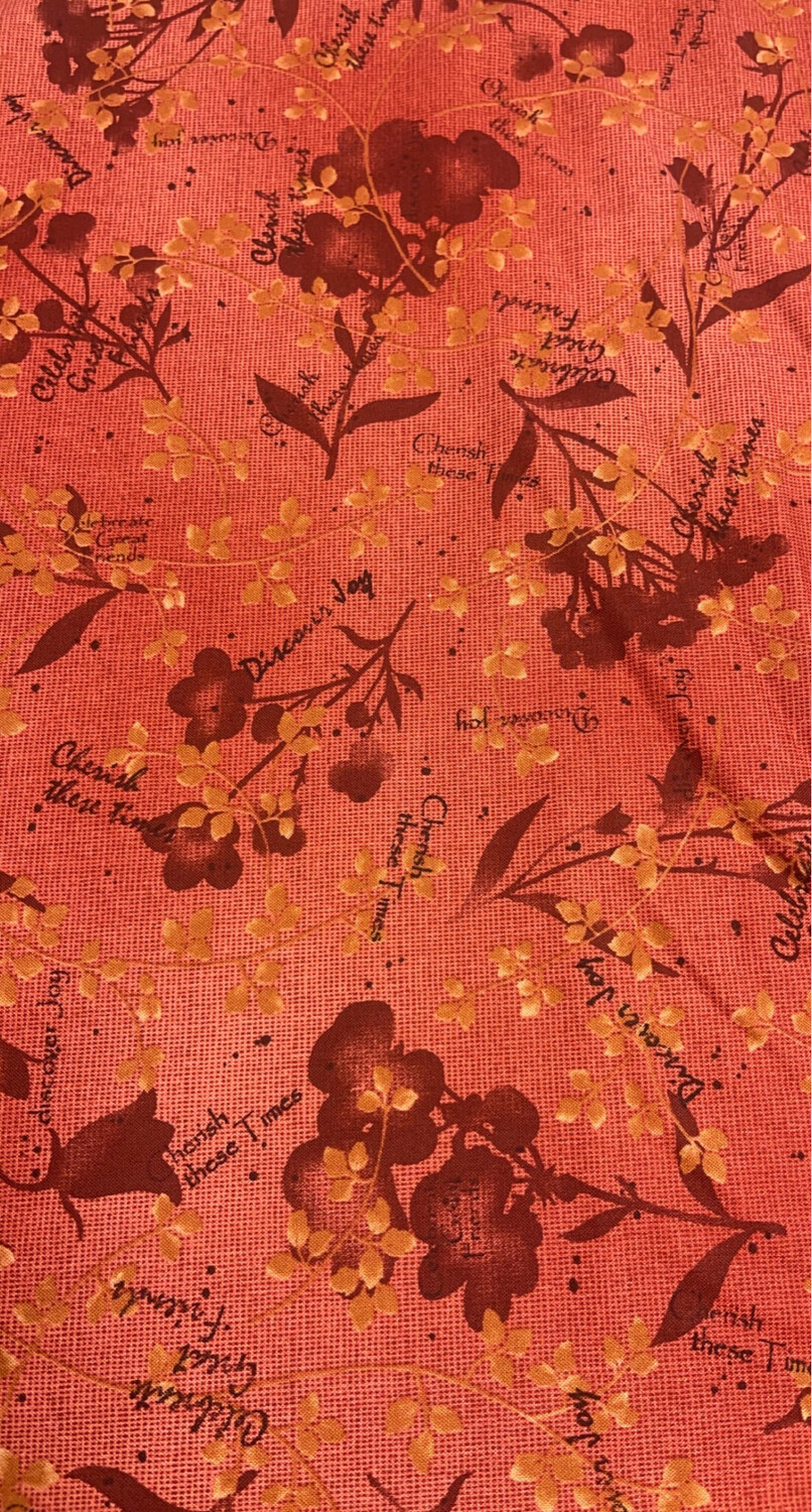 Red Floral Print