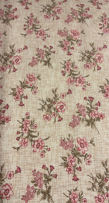 Vintage Floral Toss On Cream