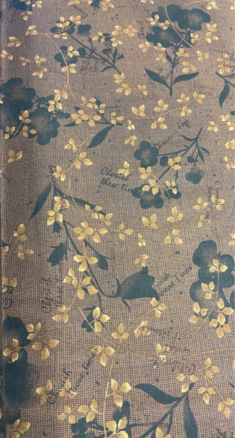 Flowers On Brown