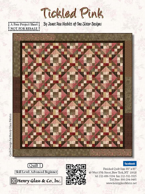 Tickled Pink Quilt Pattern