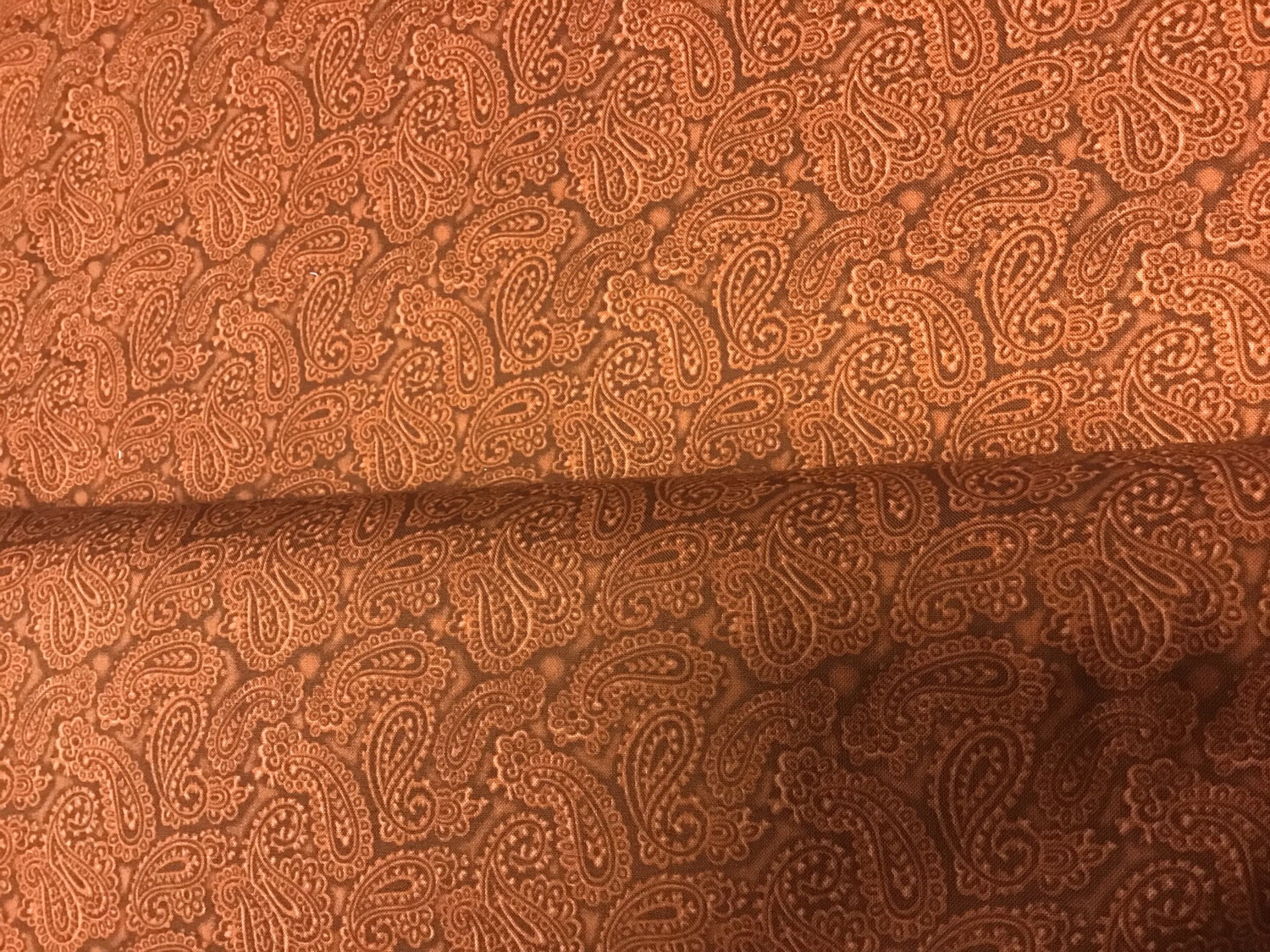 Brown Paisley Running Free