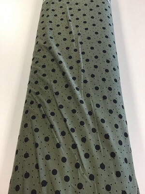 Olive Polka Dots
