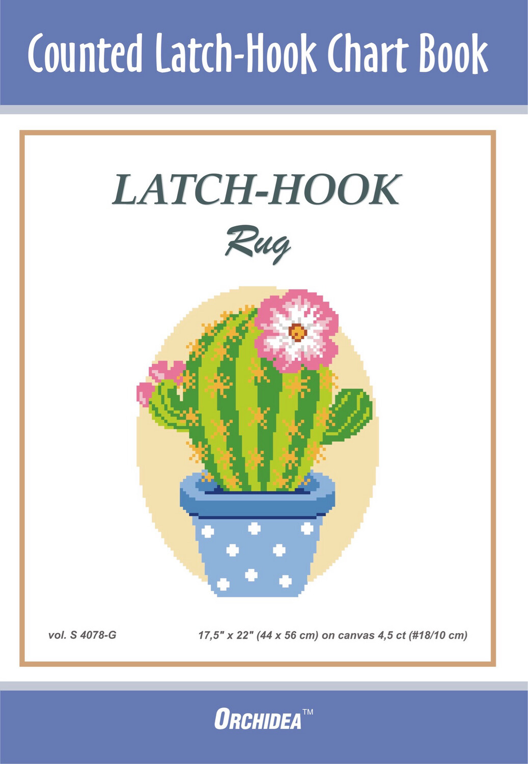 Latch Hook Chart: Cactus