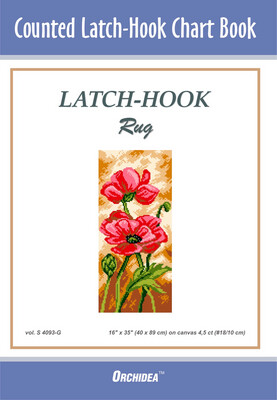 Latch Hook Chart: Poppies