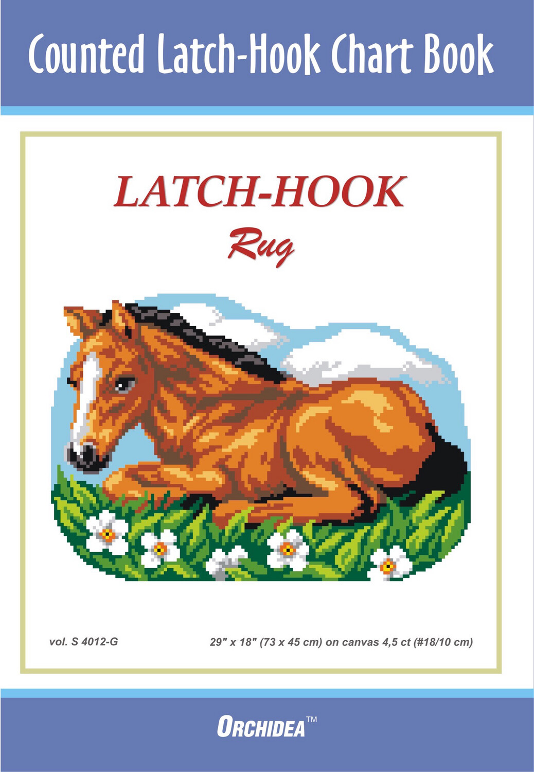 Latch Hook Chart: Horse