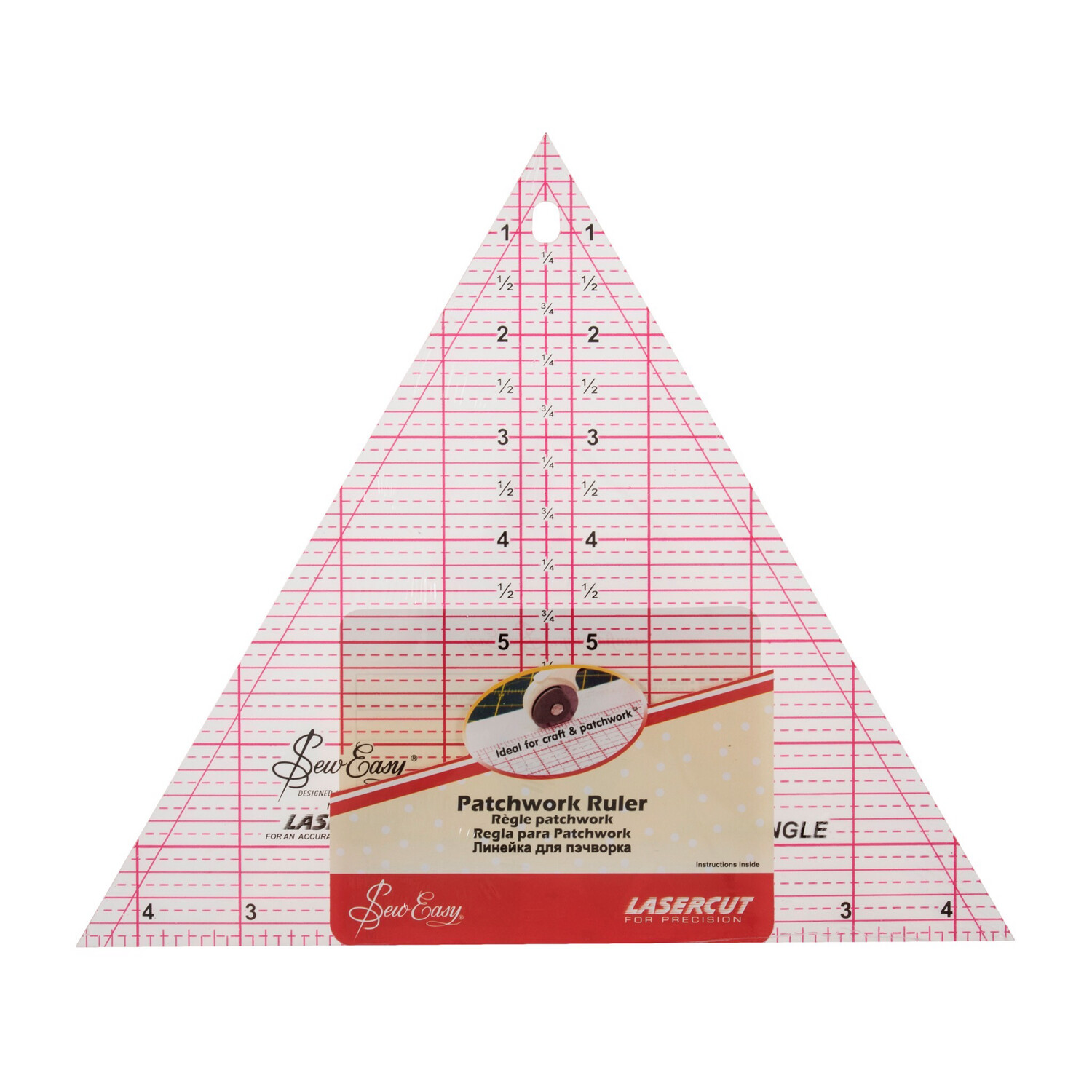 Patchwork Ruler 8 x 9.25in
