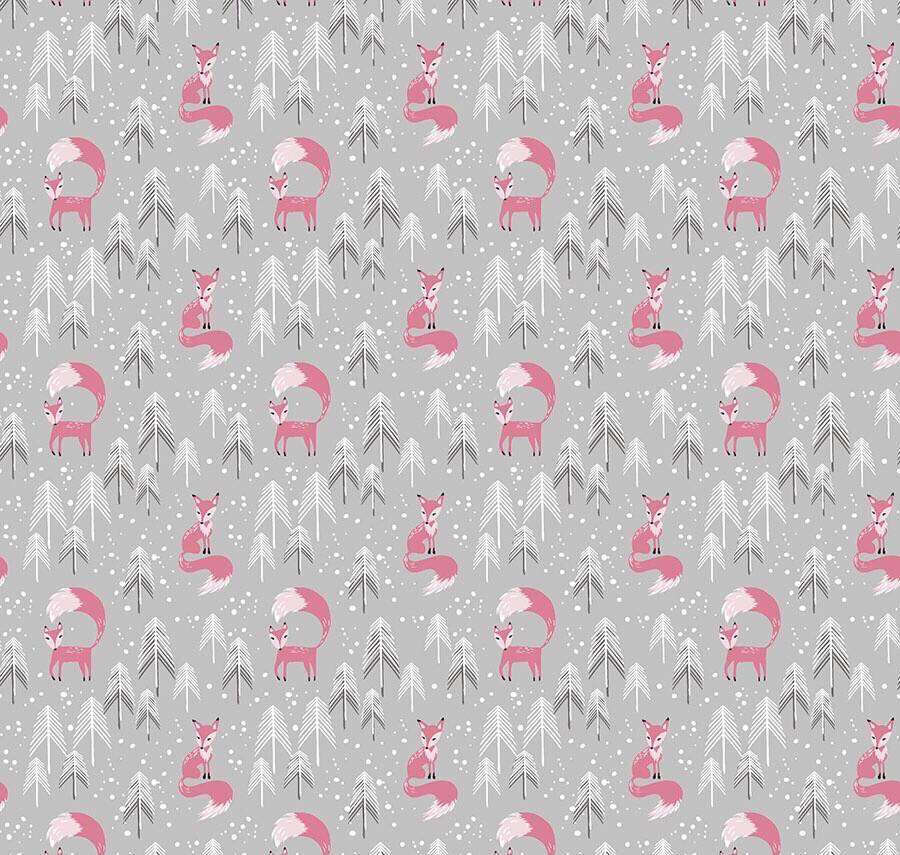 Snowy Day-Foxes Grey