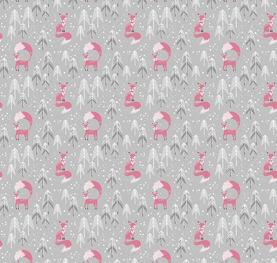 Snowy Day-Foxes Grey