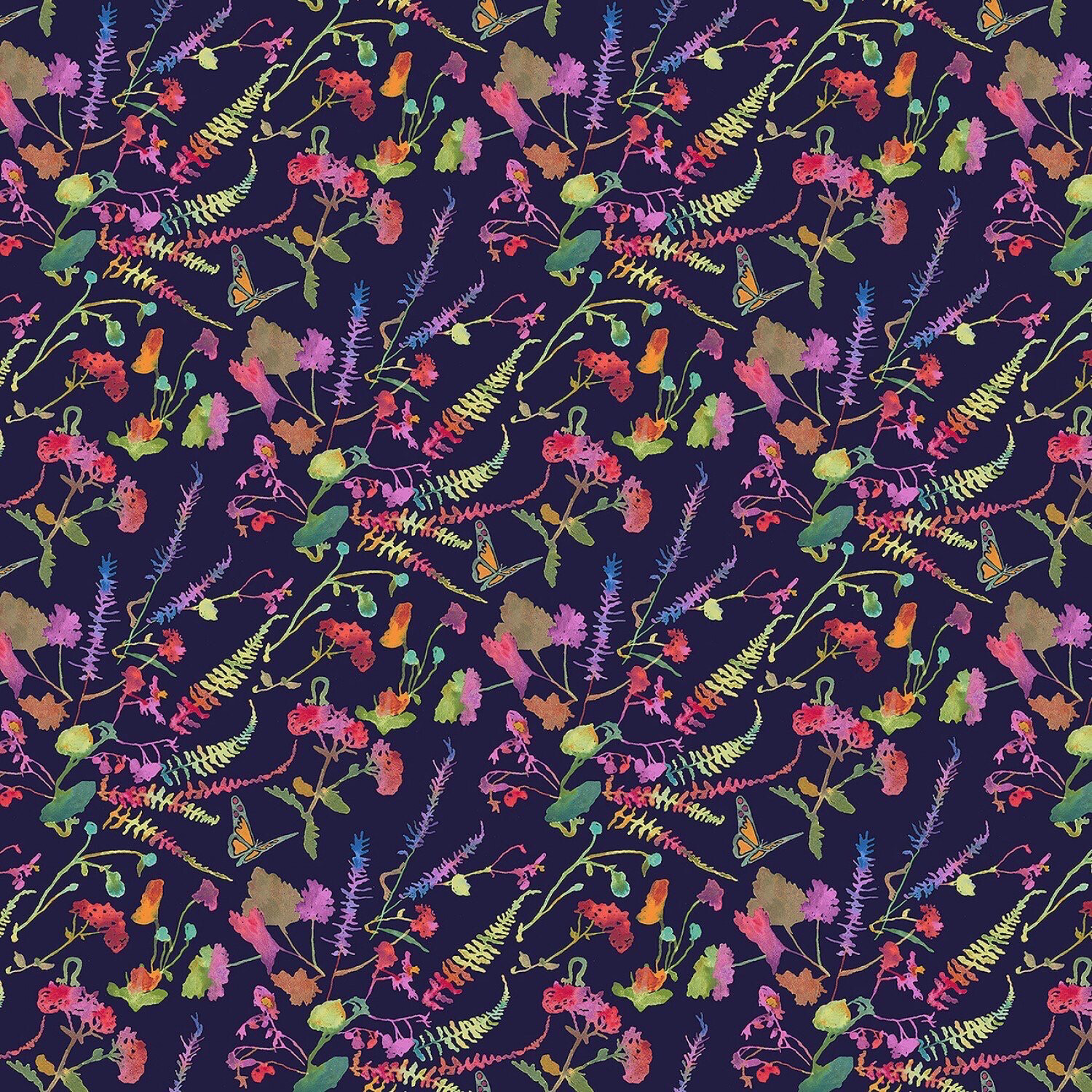 Fox Wood-Navy Garden