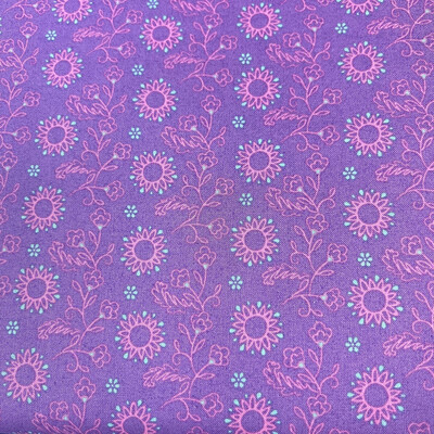 Flowers On Purple