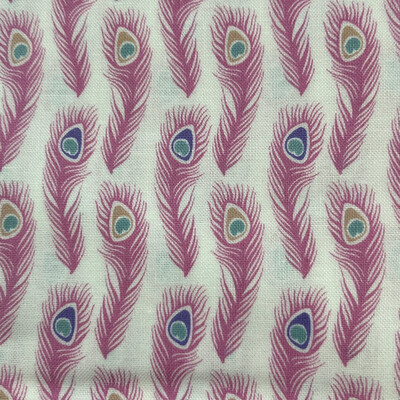 Pink Peacock Feathers
