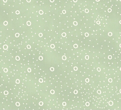 Hand Maker White Circles On Green