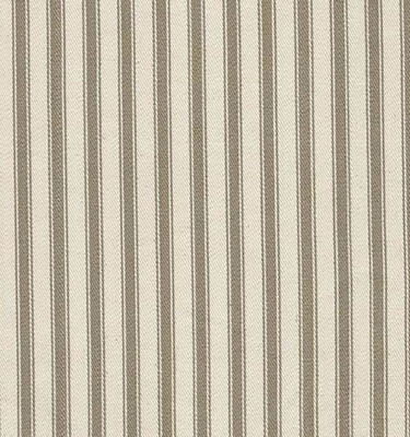 Canvas Ticking Stripes Taupe