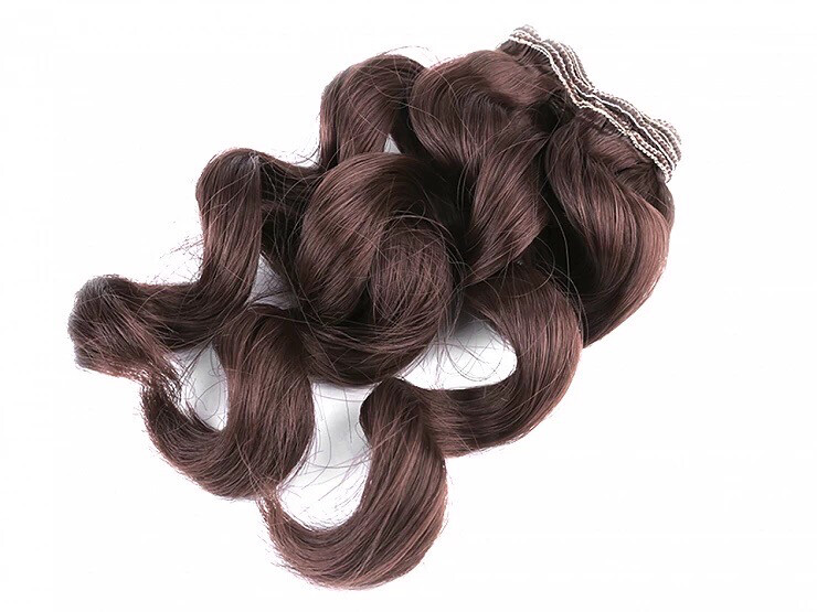 Brown Doll Hair Wavy