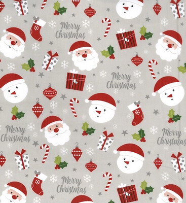 Merry Christmas Santa - Polycotton