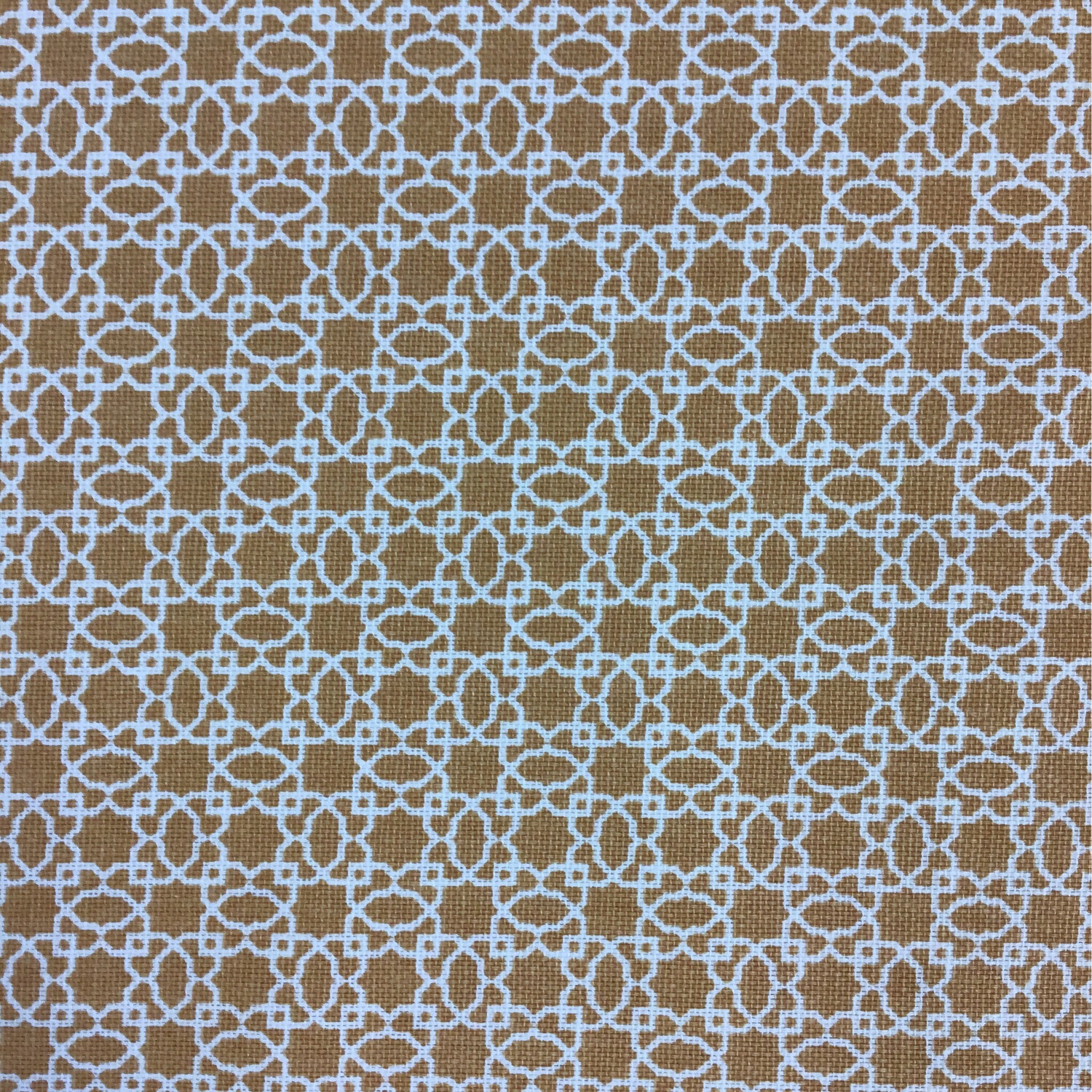 White Pattern On Orange