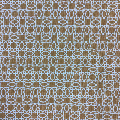 White Pattern On Orange