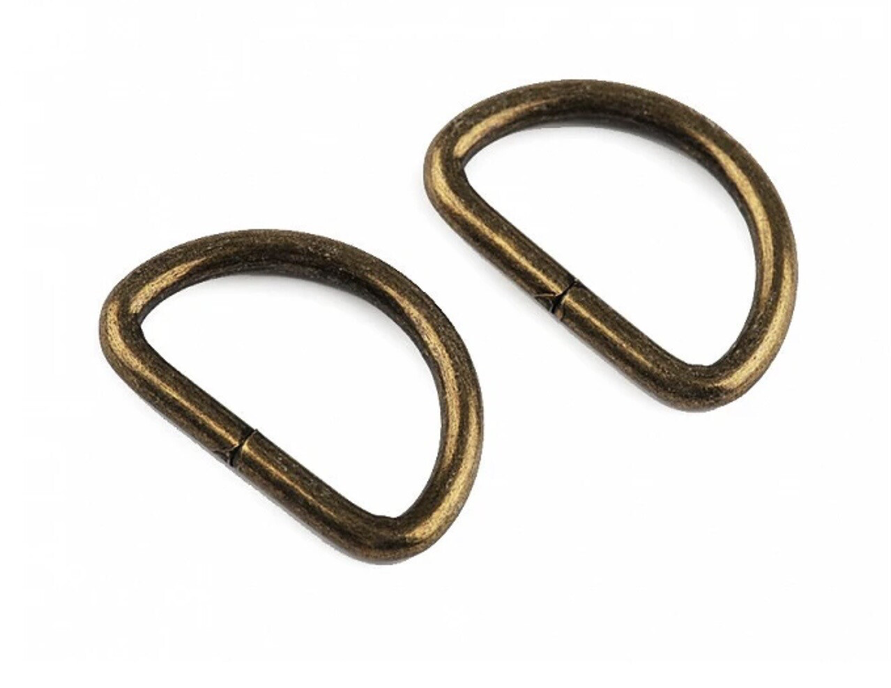 D Ring 25mm (4g)-Antique Brass
