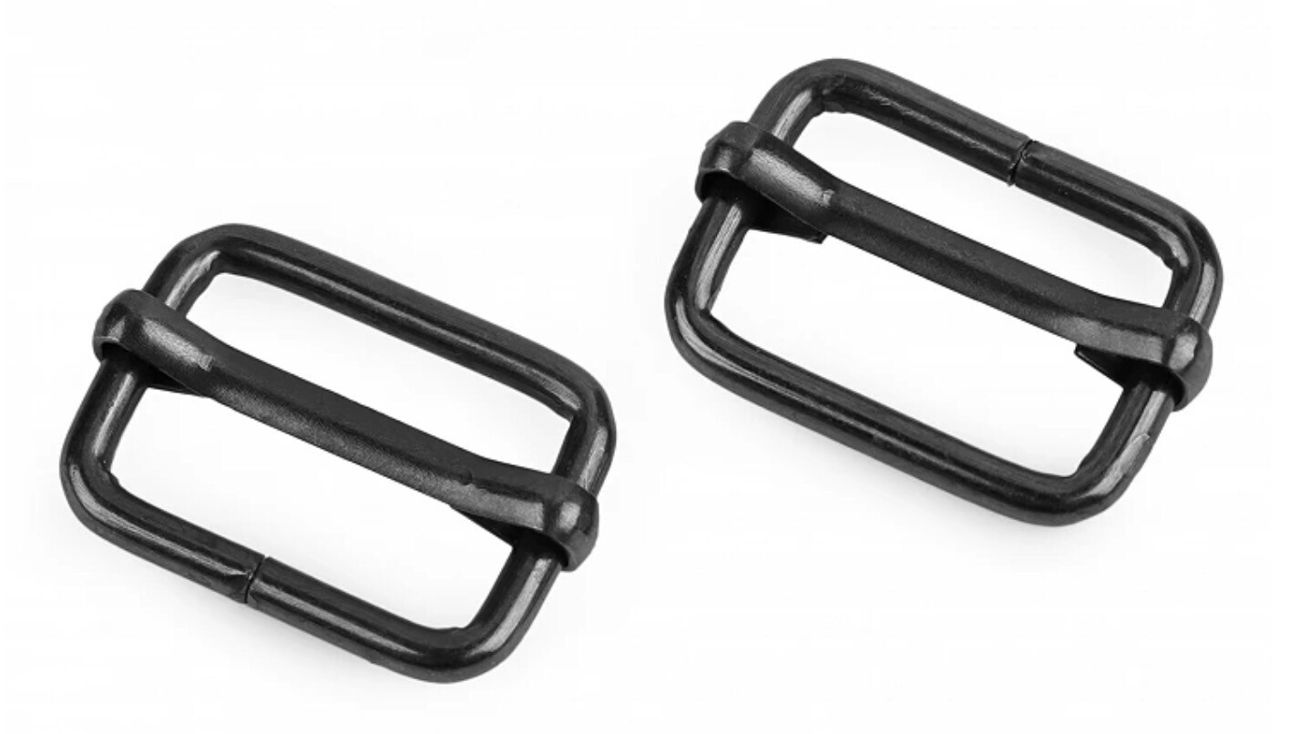 Adjustable Rectangle Slider 20mm- Gunmetal Grey