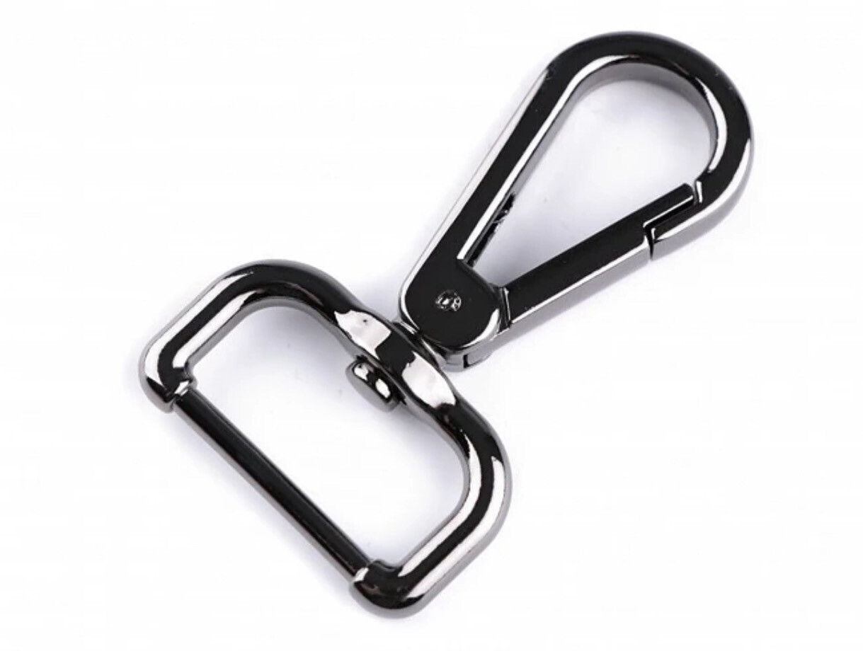 Metal Swivel Hook - 25 mm Gunmetal Grey