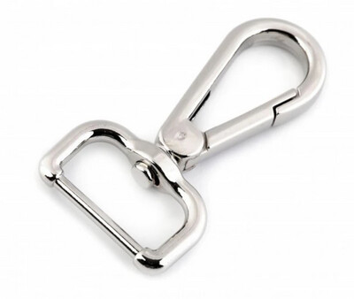 Metal Swivel Hook - 25 mm Silver
