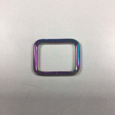 Square Rings - 25mm Rainbow