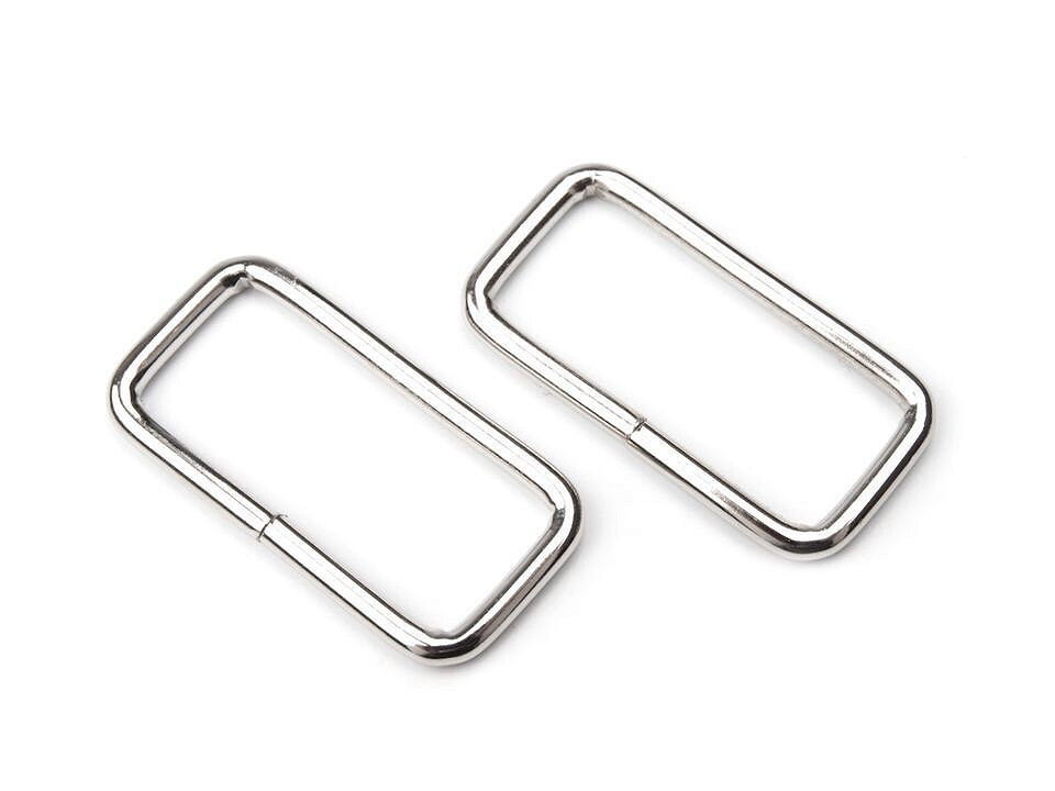 Rectangle Rings 32mm - Gunmetal Grey