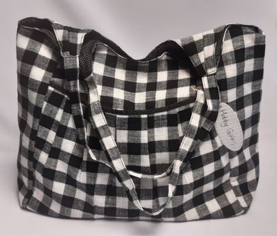 Knitting Bag/ Soft Tote Bag