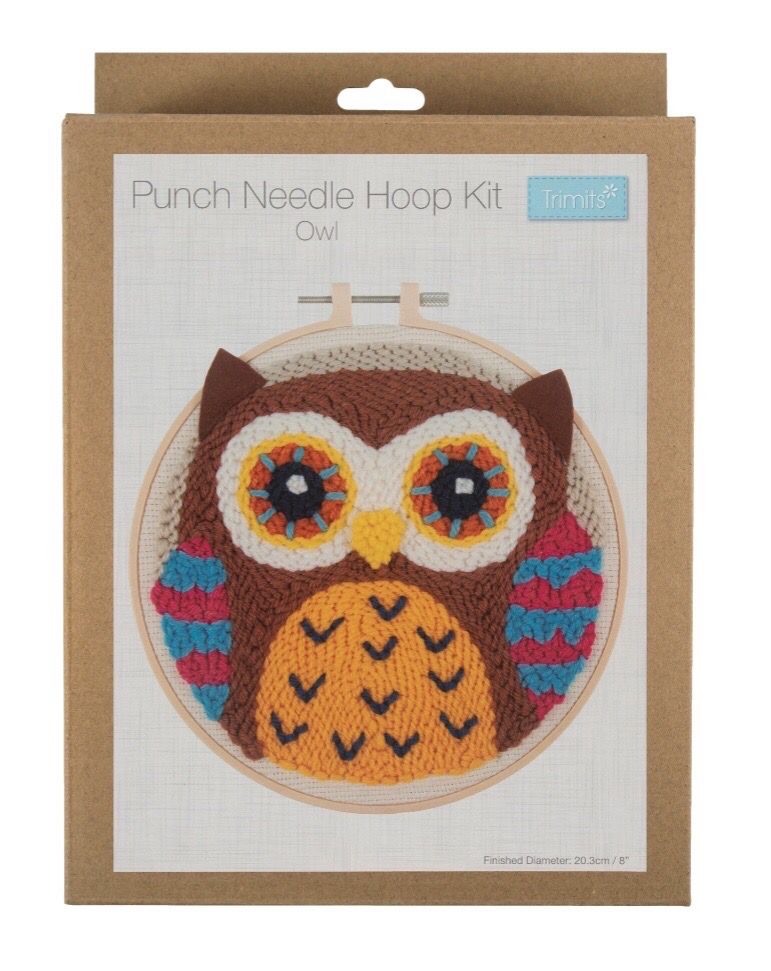 Punch Needle Hoop Kit- Owl Punch Needle Hoop Kit- Owl