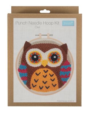Punch Needle Hoop Kit- Owl Punch Needle Hoop Kit- Owl