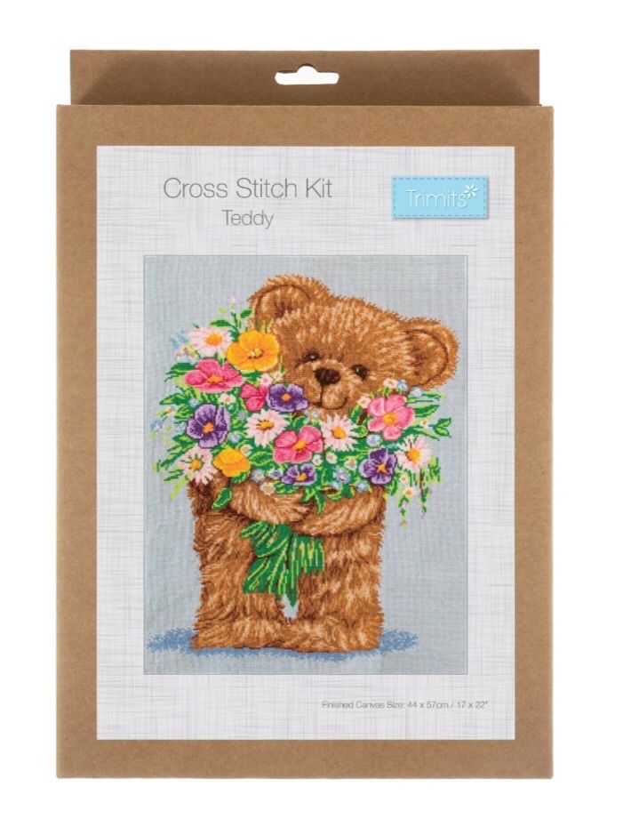 Cross Stitch Kit- Teddy