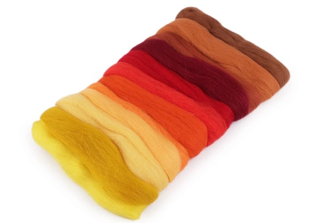 Wool Roving Combed- Mix6