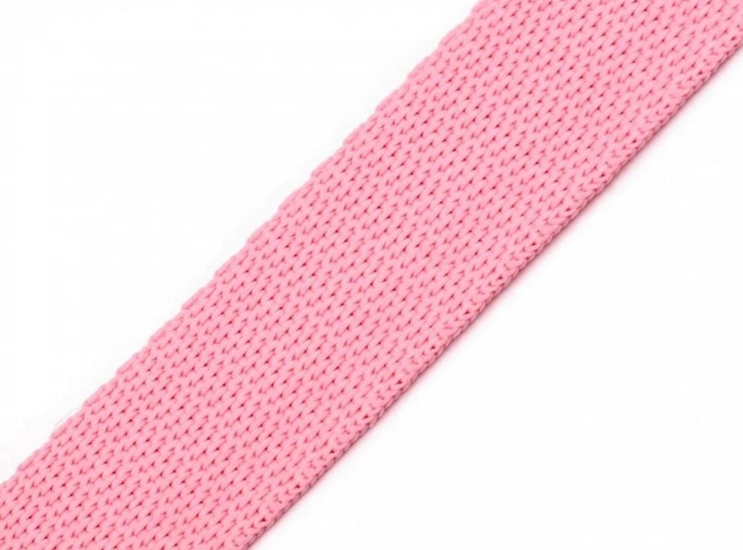 25mm Webbing- Pink