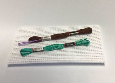 Binca,Embroidery Thread, Needle Kit