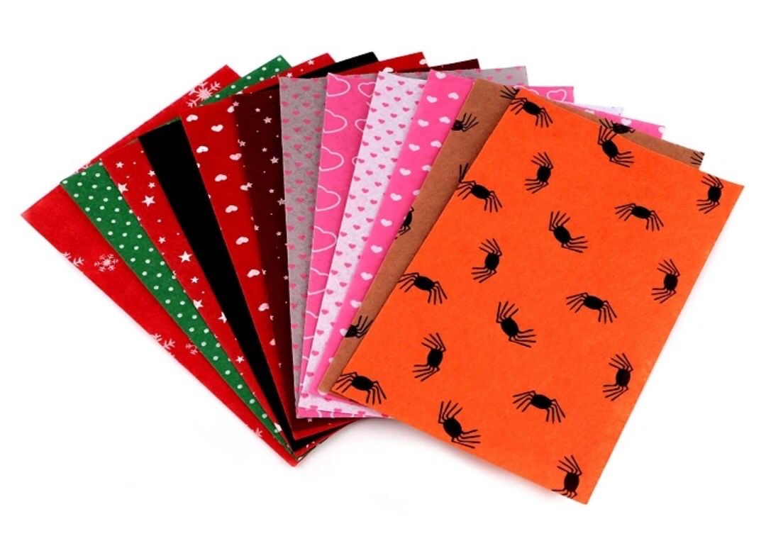 Decorative Felt - 12pc Decorative Felt - 12pc