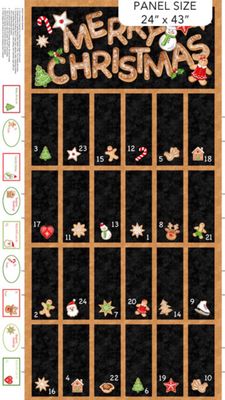 Sugar Coated- Advent Calendar Panel
