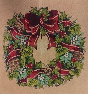 Wreath Cushion Panel