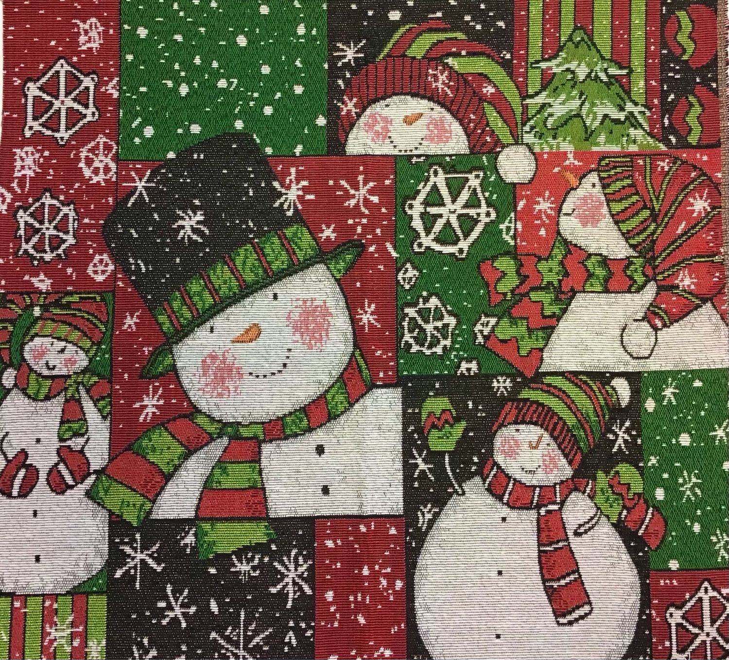 Snowman Cushion Panel