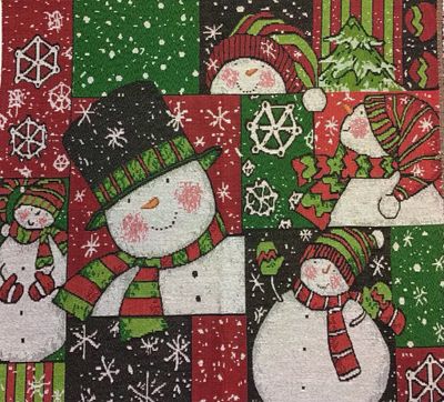 Snowman Cushion Panel