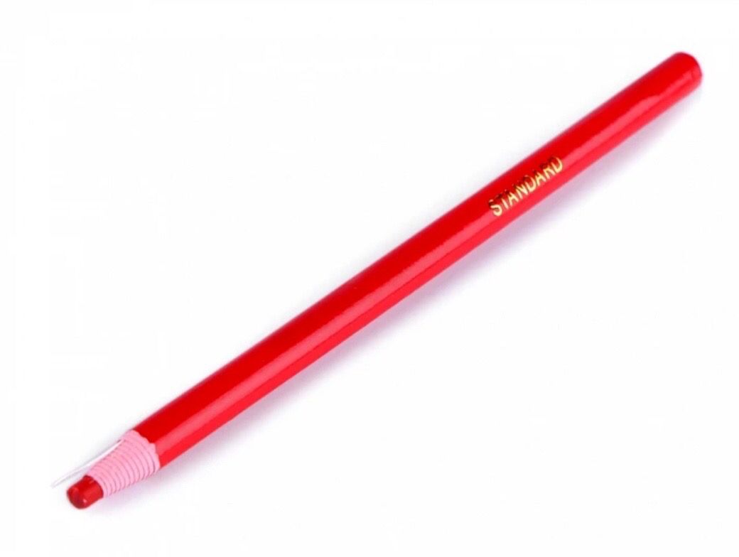 Self-sharpening Chalk Pencil- Red