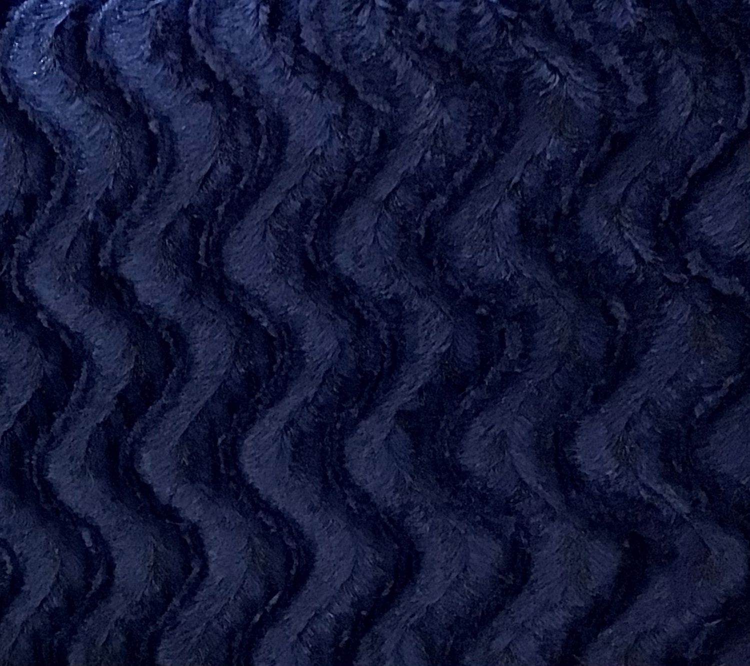 Navy Faux Fur