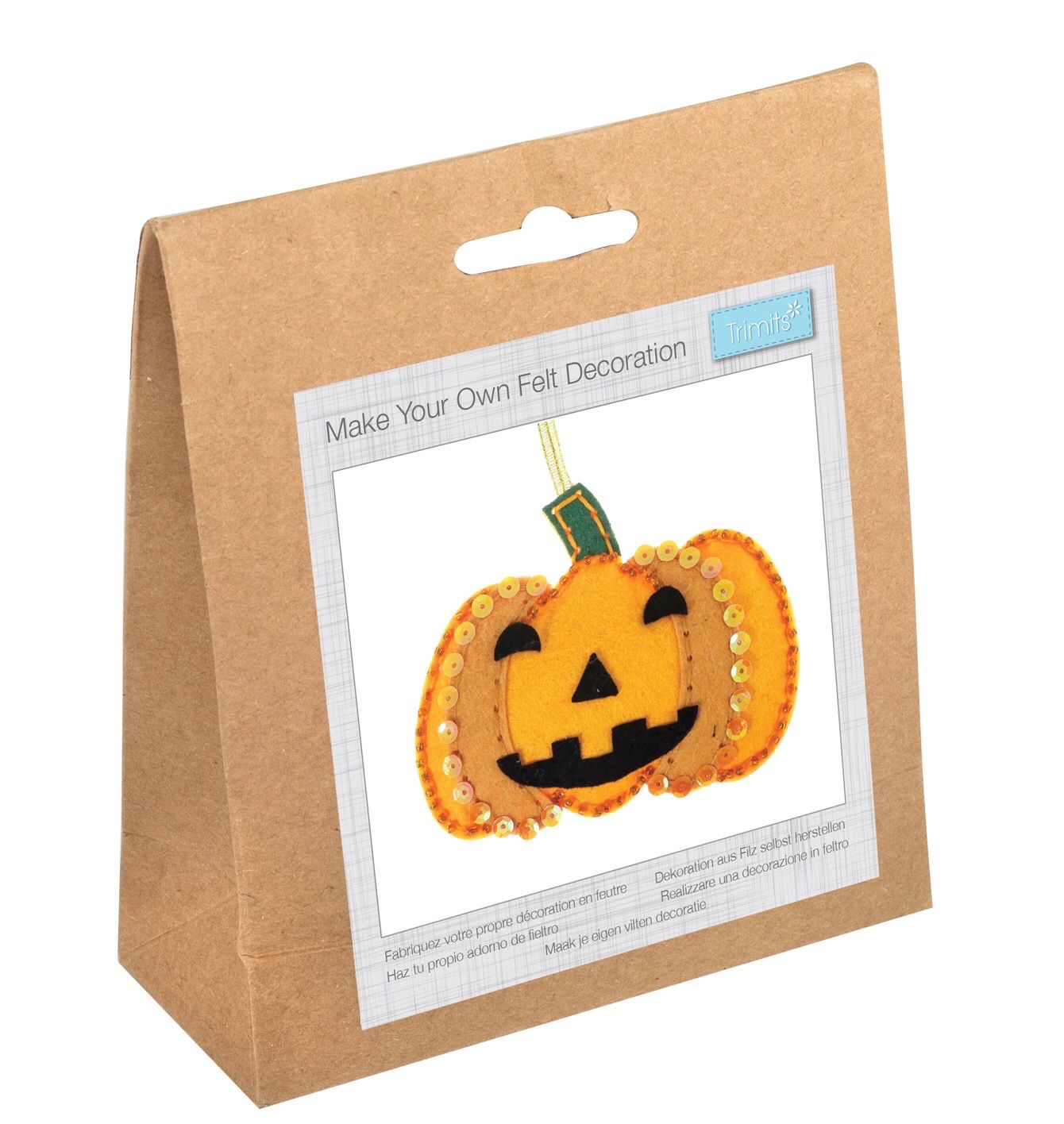 Felt Decoration Kit - Pumpkin
