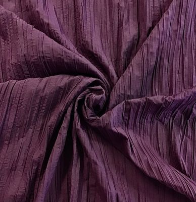 Creased Cotton- Dark Purple