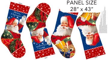 ‘Twas The Night Before Christmas- Stocking Panel