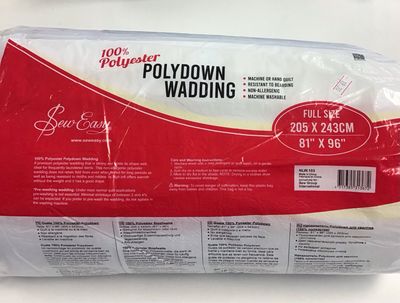 Sew Easy Polyester Wadding- King Size