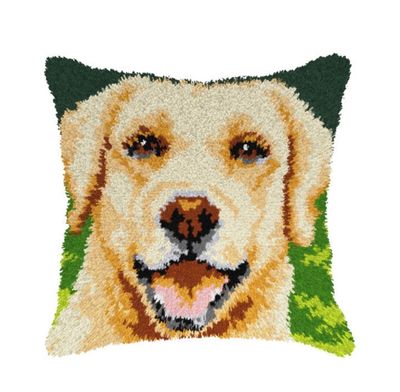 Latch Hook Kit - Cushion - Dog