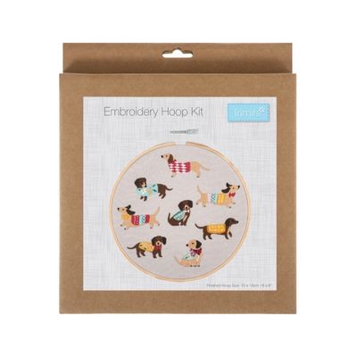 Embroidery Hoop Kit - Dogs