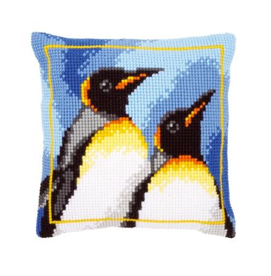 Latch Hook Kit- Cushion- Penguins